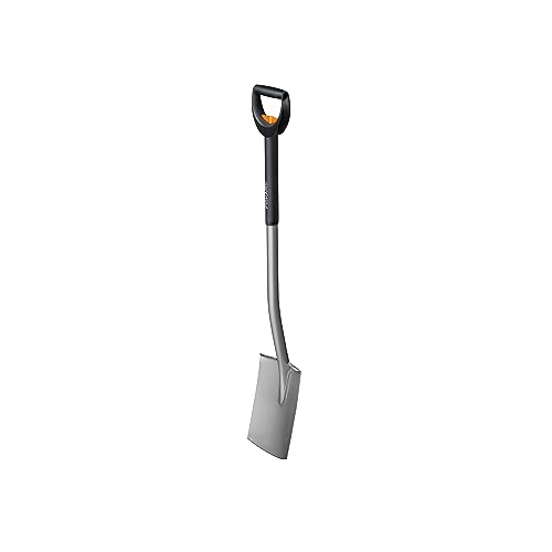Fiskars Teleskop-Spaten für weiche, steinarme Böden, Rund, Länge 1,05 bis 1,25 m, Hochwertiger Borstahl, Schwarz/Silber, SmartFit, 1000620 Fiskars Teleskop-Spaten für weiche, steinarme Böden, Rund, Länge 1,05 bis 1,25 m, Hochwertiger Borstahl, Schwarz/Silber, SmartFit, 1000620 von Fiskars