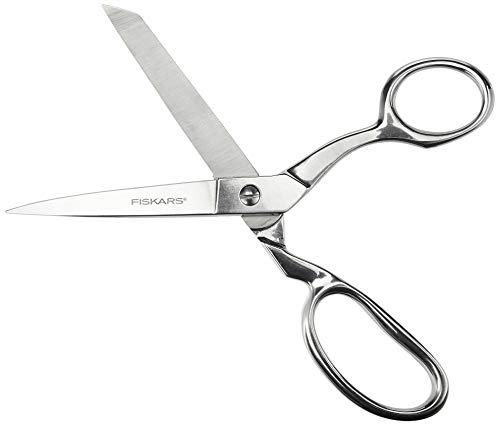 Fiskars Geschmiedete Schere – 20,3 cm Edelstahl – Papier- und Stoffschere für Büro, Kunst und Handwerk – Silber von Fiskars