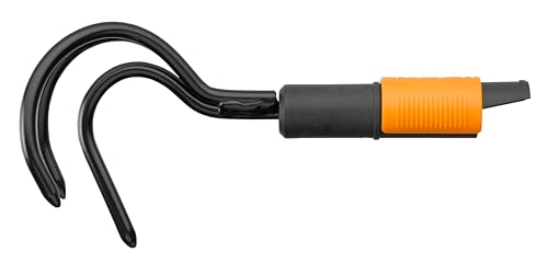 Fiskars Grubber, Gerätekopf, Länge: 33 cm, Breite: 9 cm, Karbonstahl-Zinken, Schwarz/Orange, QuikFit, 1000685 Fiskars Grubber, Gerätekopf, Länge: 33 cm, Breite: 9 cm, Karbonstahl-Zinken, Schwarz/Orange, QuikFit, 1000685 von Fiskars