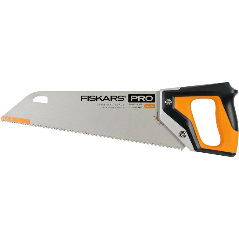 Fiskars Handsäge Pro 9 TPI Power Tooth 38 cm Orange-Schwarz von Fiskars
