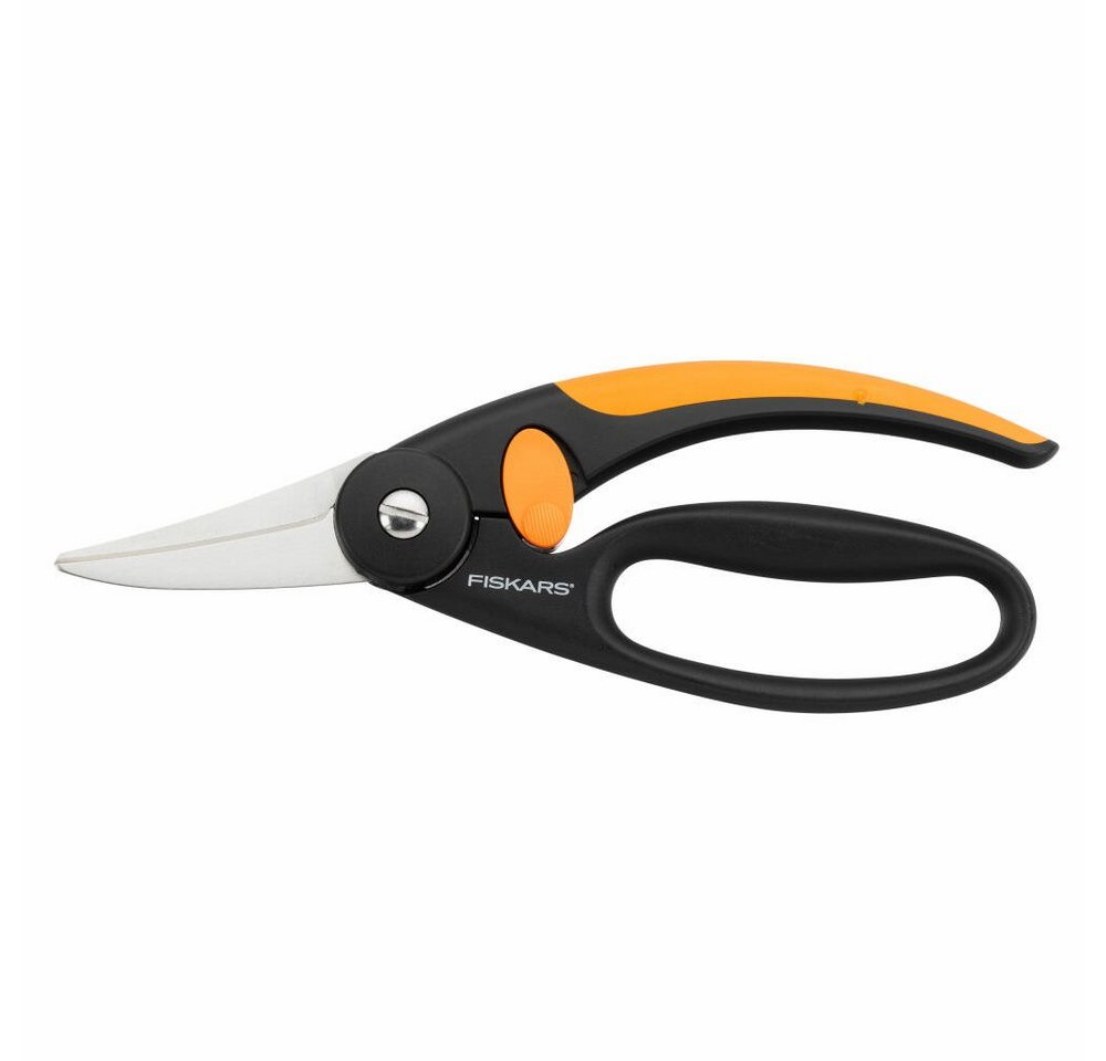 Fiskars Haushaltsschere Elegance P45 Schwarz Orange 20 cm 1001533 von Fiskars