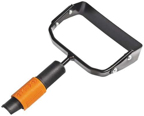Fiskars Unkraut-Jäter, Werkzeugkopf, Länge: 25 cm, Breite: 15,5 cm, Stahlklinge, Schwarz/Orange, QuikFit, 1000738 von Fiskars