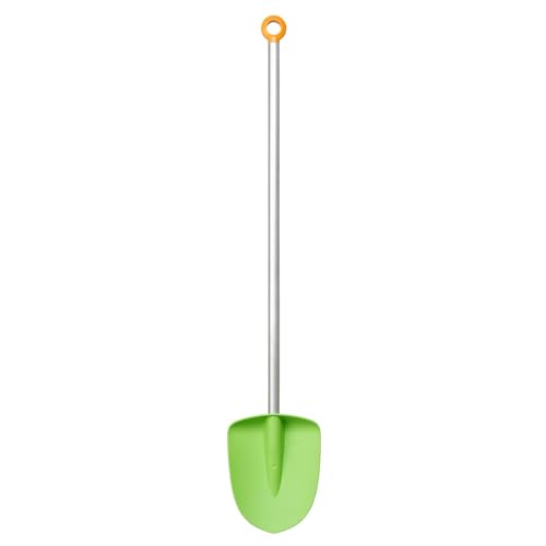 Fiskars Kinder-Spaten, Länge: 91 cm, Kunststoff-Blatt/Aluminium-Stiel, Grün/Orange, MyFirst Fiskars, 1001420 von Fiskars