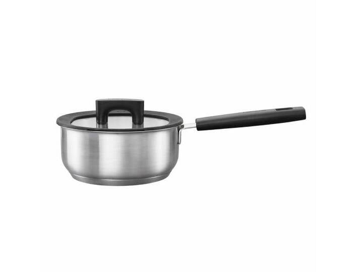 Fiskars Kochtopf Hard Face Silber 1.8 L Ø 18 cm, Edelstahl, silberfarben von Fiskars