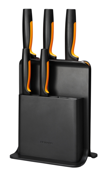 Fiskars Messerblock mit 5 Messern FUNCTIONAL FORM in Farbe Black Fiskars Messerblock mit 5 Messern FUNCTIONAL FORM in Farbe Black von Fiskars
