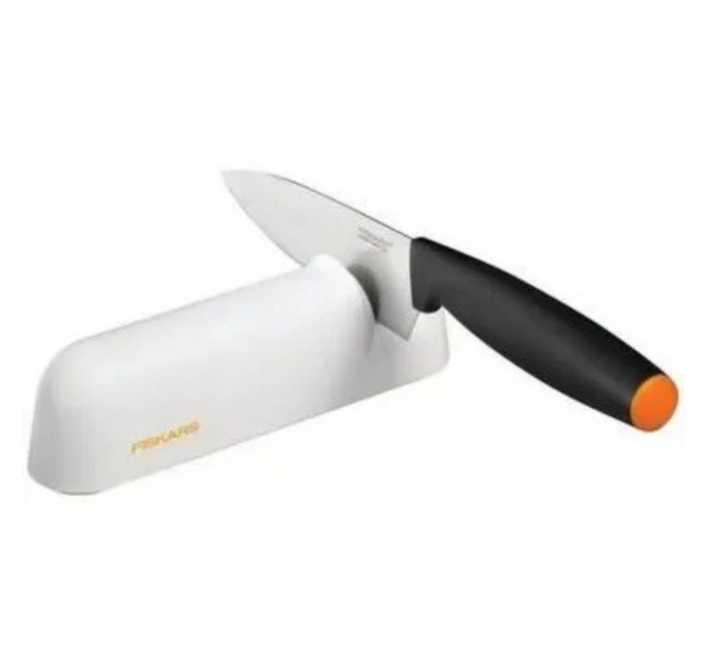 Fiskars Messerschärfer Fiskars Roll-Sharp Functional Form Messerschärfer, 16cm, Vereint keramische Stabilität mit ergonomischem Design von Fiskars