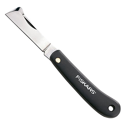 Fiskars Okuliermesser, Gesamtlänge: 17 cm, Rostfreier Stahl, Schwarz, K60, 1001625 Fiskars Okuliermesser, Gesamtlänge: 17 cm, Rostfreier Stahl, Schwarz, K60, 1001625 von Fiskars