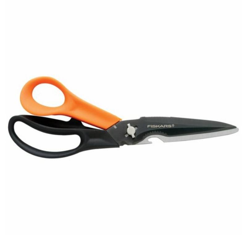 Fiskars Papierscheren Cuts + More Multiscissor black orange (1000809) von Fiskars