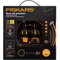 Fiskars Premium-Set 1027101 15m 1 St. Schwarz, Orange Gartenschlauch von Fiskars