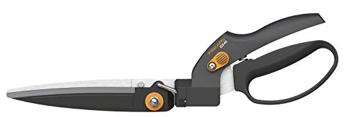 Fiskars Rasenkantenschere GS40, Einstellbarer Schneidewinkel (180°), Länge: 35,5 cm, Stahl/Kunststoff, Schwarz/Orange, SmartFit, 1023632 von Fiskars