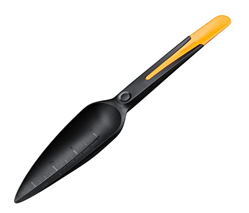 Fiskars Saatgut-Pflanzenkelle, Solid, Länge: 29,8 cm, Gewicht: 27 g, Kunststoff, Schwarz/Orange, 1057641 von Fiskars