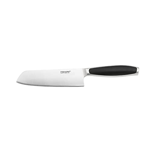 Fiskars Santoku-Messer, Gesamtlänge: 31 cm, Qualitätsstahl/Kunststoff, Schwarz, Royal, 1016465 Fiskars Santoku-Messer, Gesamtlänge: 31 cm, Qualitätsstahl/Kunststoff, Schwarz, Royal, 1016465 von Fiskars