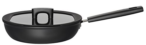 Fiskars Sautierpfanne mit Deckel, Ø 26 cm, Füllmenge: 2,8 Liter, Für alle Kochfelder geeignet, Aluminium/Kunststoff, Kratzfest, Antihaftbeschichtung, Hard Face, Schwarz, 1052231 Fiskars Sautierpfanne mit Deckel, Ø 26 cm, Füllmenge: 2,8 Liter, Für alle Kochfelder geeignet, Aluminium/Kunststoff, Kratzfest, Antihaftbeschichtung, Hard Face, Schwarz, 1052231 von Fiskars