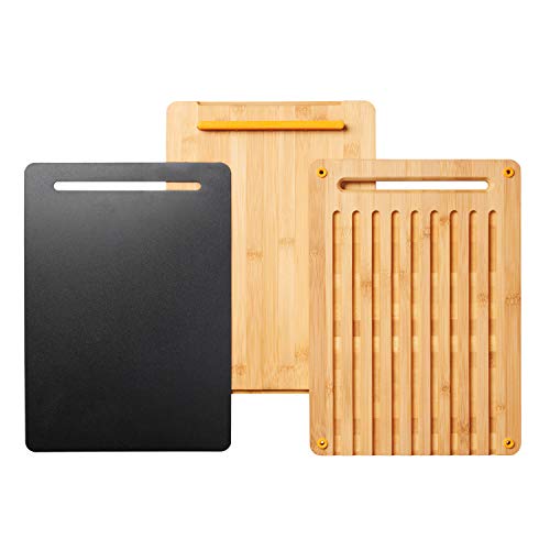 Fiskars Schneidestation, Functional Form, 3-tlg., Bestehend aus Schneidebrett, Brotbrett und Kunststoffbrett , Bambus/Kunststoff, 1057550 Fiskars Schneidestation, Functional Form, 3-tlg., Bestehend aus Schneidebrett, Brotbrett und Kunststoffbrett , Bambus/Kunststoff, 1057550 von Fiskars