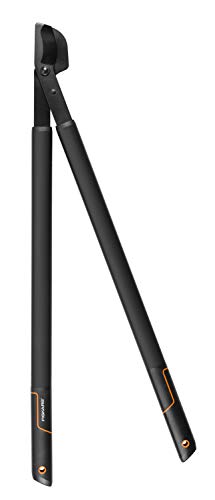 Fiskars SingleStep Bypass-Astschere für frisches Holz, Antihaftbeschichtet, Gehärteter Präzisionsstahl, Länge: 82 cm, Schwarz, L38, 1001426 von Fiskars