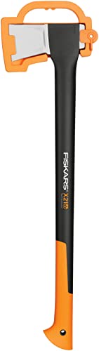 Fiskars Spaltaxt, Inklusive Klingen- und Transportschutz, Länge: 71 cm, Antihaftbeschichtet, Hochwertige Stahl-Klinge/Glasfaserverstärkter Kunststoff-Stiel, Schwarz/Orange, X21–L, 1,63 kg, 1015642 Fiskars Spaltaxt, Inklusive Klingen- und Transportschutz, Länge: 71 cm, Antihaftbeschichtet, Hochwertige Stahl-Klinge/Glasfaserverstärkter Kunststoff-Stiel, Schwarz/Orange, X21–L, 1,63 kg, 1015642 von Fiskars