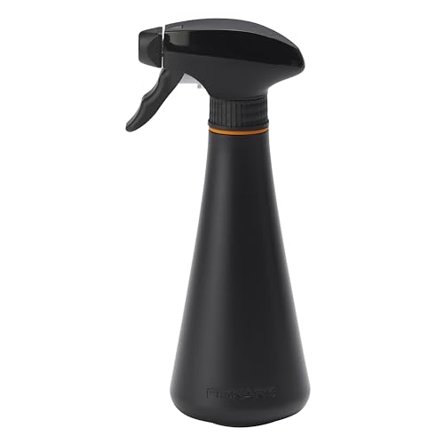 Fiskars Sprühflasche für Pflanzen (284 ml), feiner Nebel für den Innen- und Außenbereich, Gartenarbeit und empfindliche Zimmerpflanzen, hergestellt aus leichtem und langlebigem recyceltem Kunststoff von Fiskars