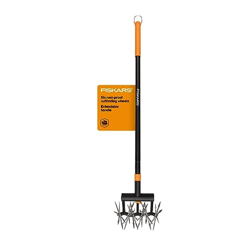 Fiskars Teleskop-Rotationskultivator, 101,6 bis 152,4 cm, 473 ml von Fiskars