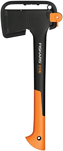 Fiskars Universalaxt, Inklusive Klingen- und Transportschutz, Länge 44 cm, Antihaftbeschichtet, Hochwertige Stahl-Klinge/Glasfaserverstärkter Kunststoff-Stiel, Schwarz/Orange, X10-S, 1015619 Fiskars Universalaxt, Inklusive Klingen- und Transportschutz, Länge 44 cm, Antihaftbeschichtet, Hochwertige Stahl-Klinge/Glasfaserverstärkter Kunststoff-Stiel, Schwarz/Orange, X10-S, 1015619 von Fiskars