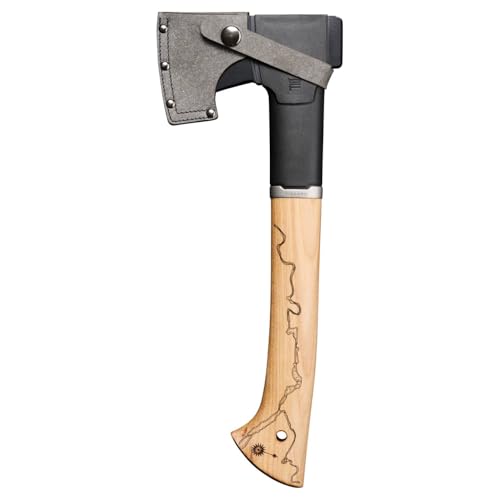 Fiskars Universalaxt, Limited Edition zum 375-jährigen Jubiläum, Länge: 35,5 cm, Karbonstahl/FSC-zertifiziertes Holz, 1075438, Schwarz Fiskars Universalaxt, Limited Edition zum 375-jährigen Jubiläum, Länge: 35,5 cm, Karbonstahl/FSC-zertifiziertes Holz, 1075438, Schwarz von Fiskars
