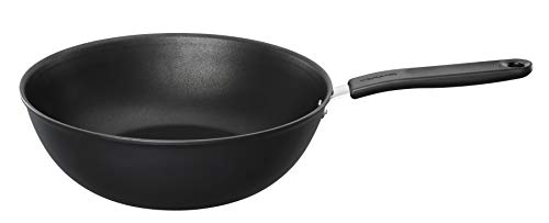 Fiskars Wok, Ø 28 cm, Für alle Kochfelder geeignet, Aluminium, Functional Form, Schwarz, 1027705 von Fiskars