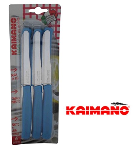 Kaimano 1023392 Dinamik Tischmesser, Edelstahl, Blau, 28 x 10 x 2 cm, 6-Einheiten von Fiskars