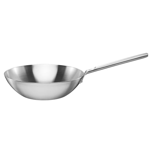 Fiskars Norden Steel Wok, Ø 28 cm, Unbeschichtet, Edelstahl, 1067630 von Fiskars