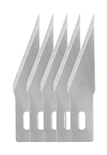 Original Fiskars Ersatzklingen für Fiskars Hochleistungsbastelmesser/-cutter, Nr. 2, 5 Stück, Qualitätsstahl, Silber, Hochleistungsklinge, 1024401 von Fiskars