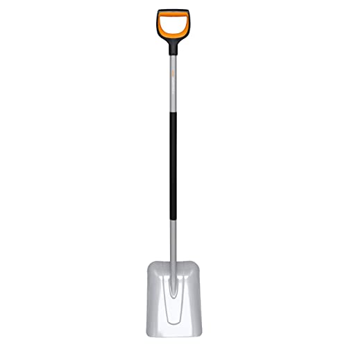 Fiskars Schaufel zum Anheben und Bewegen von Schüttgut und Schnee, Länge: 130 cm, Verstärktes Borstahl-Blatt, Schwarz/Orange, Xact, 1066731 Fiskars Schaufel zum Anheben und Bewegen von Schüttgut und Schnee, Länge: 130 cm, Verstärktes Borstahl-Blatt, Schwarz/Orange, Xact, 1066731 von Fiskars