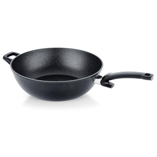 Fissler Adamant / Aluminium-Wok, Servier-Pfanne (Ø 32cm - 6L) beschichtet, antihaftversiegelt, hoher Rand, kratzfest - Induktion von Fissler