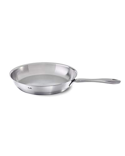 Fissler Catania / Edelstahl-Pfanne (Ø 24 cm), unbeschichtete Stielpfanne, Schmorpfanne, ideal zum krossen Braten, alle Herdarten - auch Induktion von Fissler