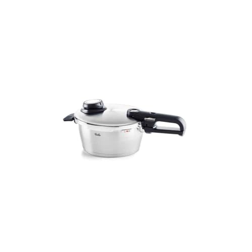 Fissler Vitavit Premium / Schnellkochtopf (3,5 L, Ø 22 cm) Edelstahl-Dampfkochtopf,4-Garstufen, inkl. Einsatz - Induktion von Fissler