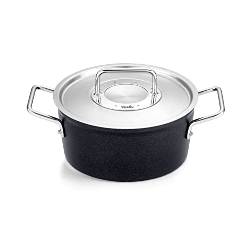 Fissler Adamant/Aluminium-Kochtopf (Ø 20 cm, 2,7L) Töpfe-beschichtet mit Metall-Deckel, antihaftend - Induktion von Fissler