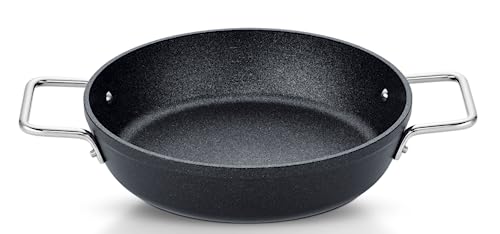 Fissler Adamant / Servier-Pfanne (Ø 24 cm) Aluminium-Bratpfanne, beschichtet, antihaftend, hoher Rand, kratzfest – Induktion von Fissler