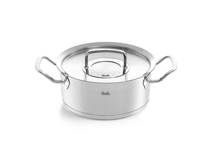 Fissler BRATENTOPF Original-Profi Collection®, Silber, Metall, 4,6 L, Made in Germany, backofengeeignet, Kochen, Töpfe, Bräter von Fissler