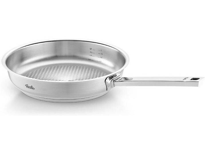Fissler BRATPFANNE ORIGINAL-PROFI COLLECTION®, Silber, Metall, 3 L, backofengeeignet, breiter Schüttrand, Kochen, Pfannen, Bratpfannen von Fissler
