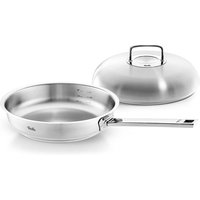 Fissler Bratpfanne "Original-Profi Collection Pfanne 28cm mit Hochraumdeckel" Edelstahl 18/10 1 Stk. tlg. Kaltmetallgriffe;Mess-Skala (L);cookstar Allherdboden; Made in Germany von Fissler
