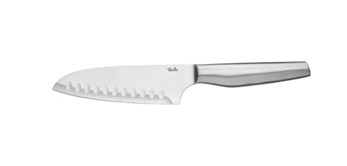 Fissler Essential/Edelstahl-Santokumesser (12,4 cm) große Klinge, mit Kullen, rostfrei, Spülmaschinen-geeignet, Allzweck-Küchenmesser, scharfe Messerklinge Fissler Essential/Edelstahl-Santokumesser (12,4 cm) große Klinge, mit Kullen, rostfrei, Spülmaschinen-geeignet, Allzweck-Küchenmesser, scharfe Messerklinge von Fissler