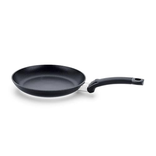 Fissler Levital + Flat / Aluminiumpfanne-beschichtet (Ø 24 cm) Crêpespfanne, antihaftend,erstklassiger Abperleffekt - Induktion, Schwarz von Fissler