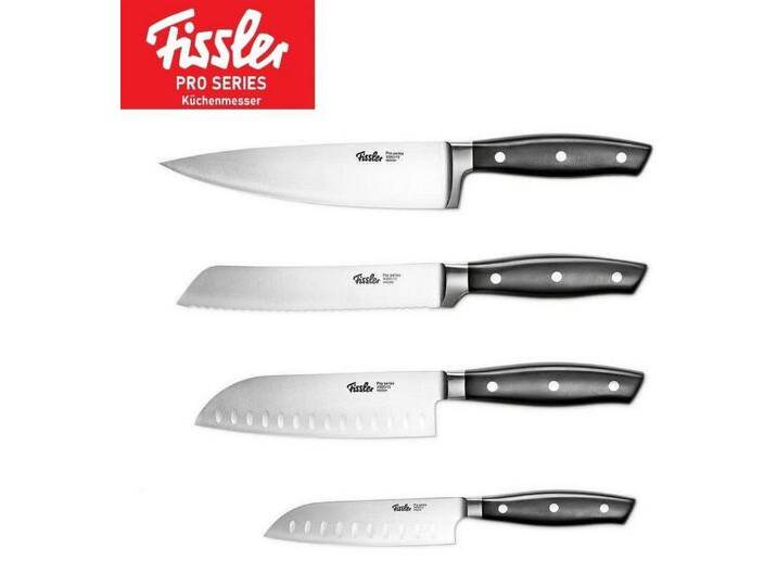 Fissler Messer-Set Profi Messer - Edelstahl Messer mit Spezialklinge, Messerset, Küchenmesser Fleischmesser, Allzweckmesser Sushi Messer Fissler Messer-Set Profi Messer - Edelstahl Messer mit Spezialklinge, Messerset, Küchenmesser Fleischmesser, Allzweckmesser Sushi Messer von Fissler