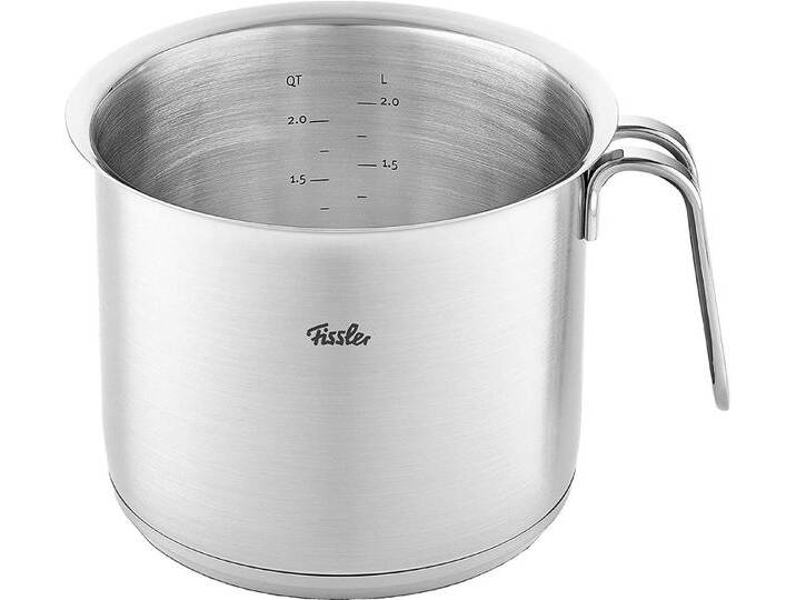 Fissler Milchtopf ORIGINAL-PROFI COLLECTION®, Edelstahl 18/10 (1-tlg), mit breitem Schüttrand, Kaltmetallgriffen. Made in Germany, silberfarben von Fissler