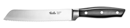 Fissler PROFI Brotmesser 180mm - Wellenschliff Hochwertig, Klinge 18cm, Brötchenmesser Spezialklingen Edelstahl geschmiedet - scharf, Brot Messer Rostfrei von Fissler