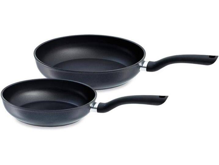 Fissler Pfannen-Set Cenit®, Aluminium (Set, 2-tlg., Pfanne 24 + 28 cm), antihaftbeschichtet, schwarz von Fissler