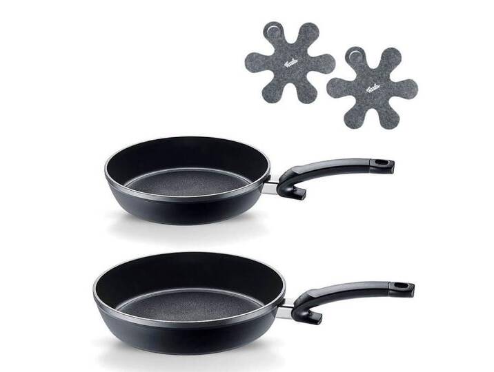 Fissler Pfannen-Set Pfannenset Ceratal Comfort Black Orbit 4-teilig von Fissler