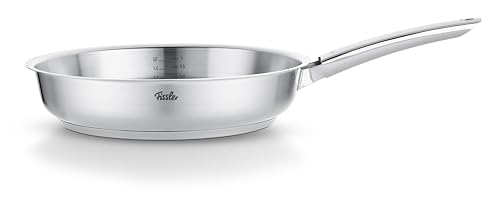 Fissler Pure Collection / Edelstahl-Pfanne (Ø 28 cm) unbeschichtete Stielpfanne, Innenskalierung, 10 Jahre Garantie – Induktion von Fissler