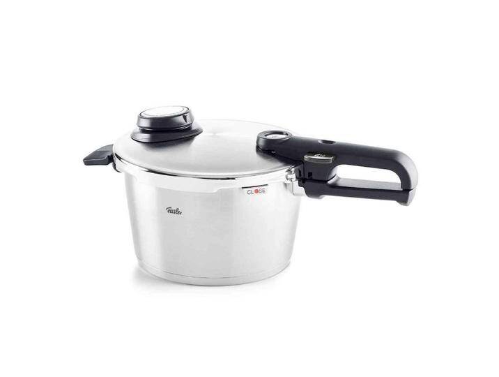 Fissler SCHNELLKOCHTOPF VITAVIT PREMIUM, Silber, Metall, 4,5 L, einstellbare Kochstufen, Kochen, Töpfe, Schnellkochtöpfe von Fissler
