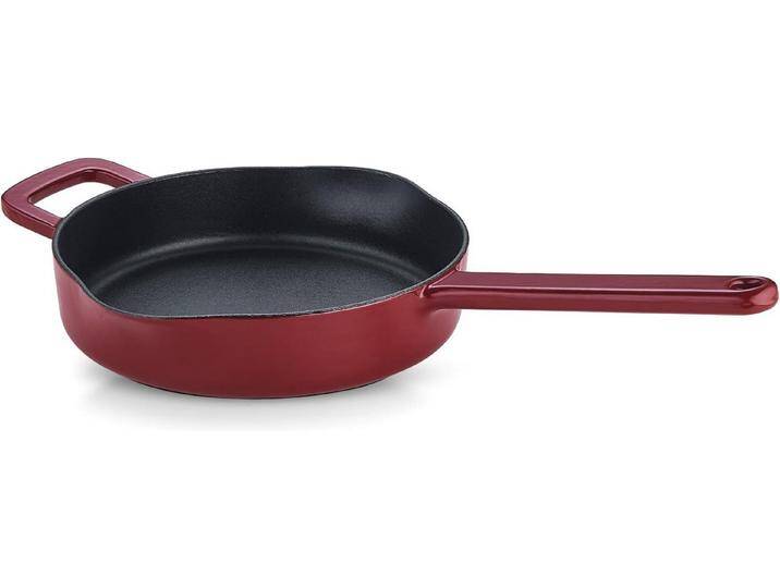 Fissler Schmorpfanne Emaillierte Gusseisen-Pfanne Ø 26 cm burgunderrot, Gusseisen, rot Fissler Schmorpfanne Emaillierte Gusseisen-Pfanne Ø 26 cm burgunderrot, Gusseisen, rot von Fissler
