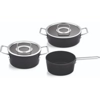 Fissler Topf-Set "Adamant", Aluminium, (Set, 3 tlg., Kochtopf 20 + Bratentopf 24 + Stielkasserolle 18cm oD), Made in Germany von Fissler