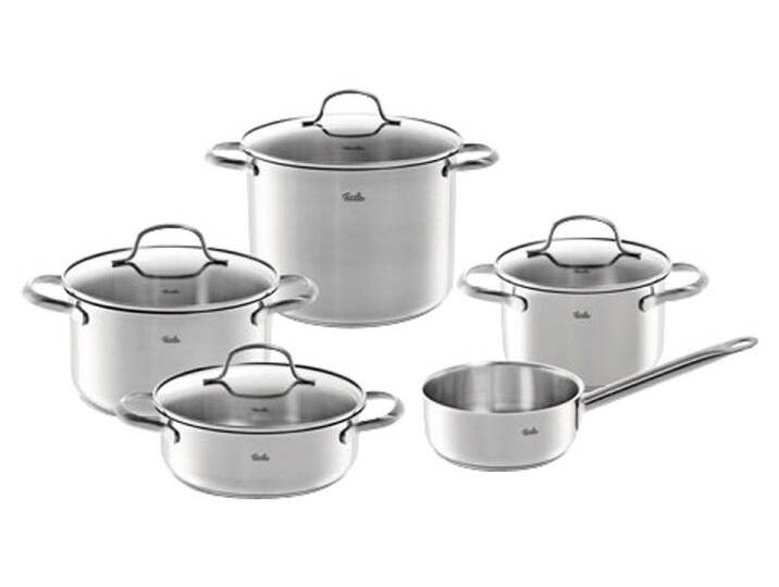 Fissler Topf-Set SAN FRANCISCO, 5-teilig, mit Glasdeckel, Edelstahl 18/10, Made in Germany, grau Fissler Topf-Set SAN FRANCISCO, 5-teilig, mit Glasdeckel, Edelstahl 18/10, Made in Germany, grau von Fissler