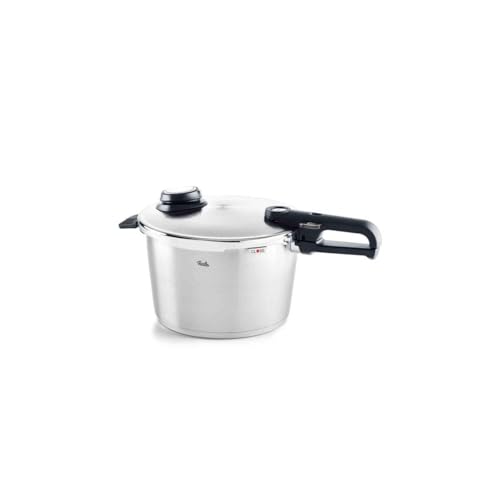 Fissler Vitavit Premium / Schnellkochtopf (8 L, Ø 26 cm) Edelstahl-Dampfkochtopf,4-Garstufen, inkl. Einsatz - Induktion von Fissler